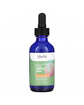Life-flo, Жидкий йод плюс натуральный вкус апельсина, 2 жид.унции(59 мл)